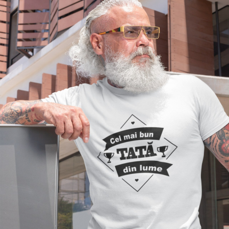 Tricouri Pentru Mama si Tata - Tricou Personalizat - Cel mai bun tata din lume