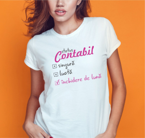 Tricou Personalizat Contabil - Inchidere De Luna [1]