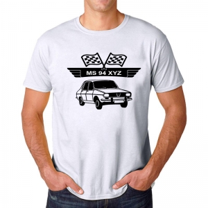 Tricou Personalizat cu nume sau numar auto - Dacia 1310 [3]