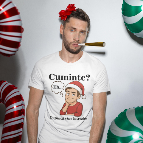 Tricou personalizat - Cuminte? Depinde cine intreaba [2]