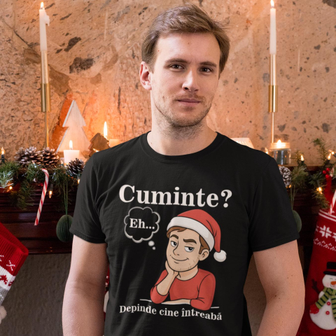 Tricou personalizat - Cuminte? Depinde cine intreaba [3]