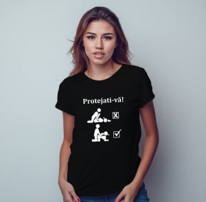 Tricouri #stamacasa - Tricou Personalizat #stamacasa - Protejati-va!