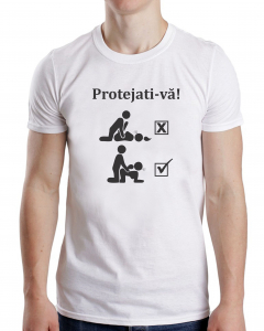 Tricou Personalizat #stamacasa - Protejati-va! [1]