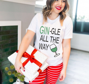 Tricouri Craciun - Tricou Personalizat - Gin-gle All The Way