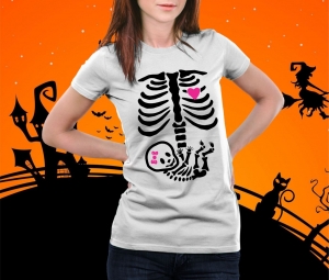 Cadouri De Sezon - Tricou Personalizat Halloween - Mamica