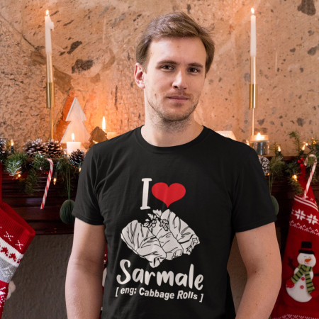 Tricou personalizat - I love Sarmale [1]