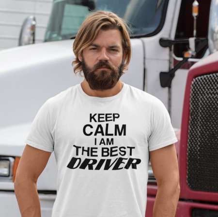 Tricou Personalizat - Keep calm i am the best driver [0]