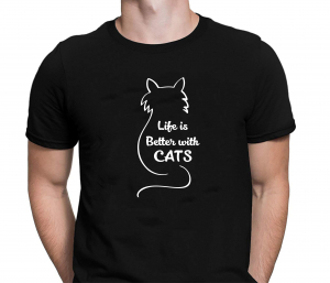 Tricou Personalizat - Life Is Better With Cats [0]
