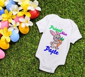 Body Si Tricouri Copii - Body Personalizat - Primul Meu Paste
