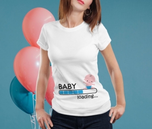 Tricou Personalizat Mamica - Baby Loading Baietel 2 [1]
