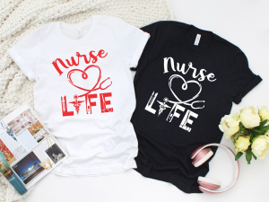 Tricouri profesii / ocupatii - Tricou Personalizat pentru doctor - Nurse Life