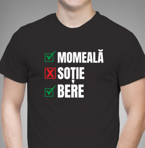 Tricouri pescari - Tricou Personalizat Pescuit - Momeala Si Bere