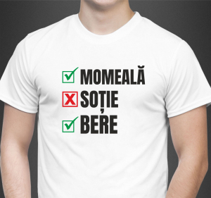Tricou Personalizat Pescuit - Momeala Si Bere [1]