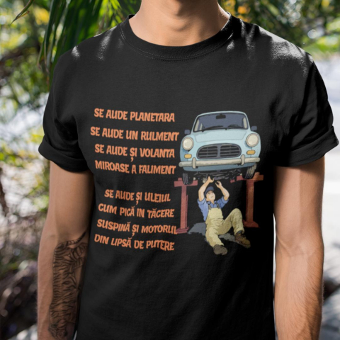 Tricouri Auto - Tricou personalizat - Se aude planetara ... Miroase a faliment