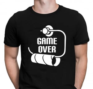 Tricouri #stamacasa - Tricou Personalizat #stamacasa - Game Over