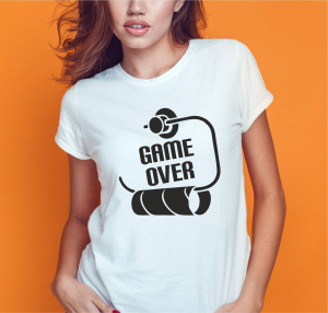 Tricou Personalizat #stamacasa - Game Over [1]