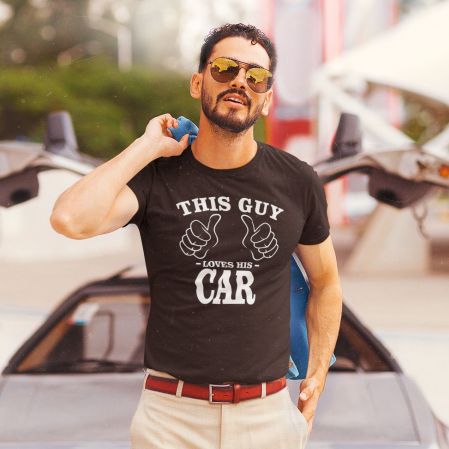 Tricou Personalizat - This guy loves his car [0]