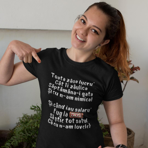 Tricouri Meme - Tricou personalizat - Toata ziua lucru', cat ii ziulica