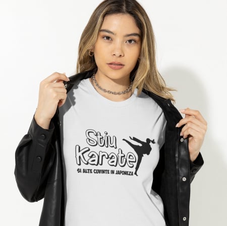 Tricou personalizat funny - Stiu Karate si alte cuvinte in japoneza [1]