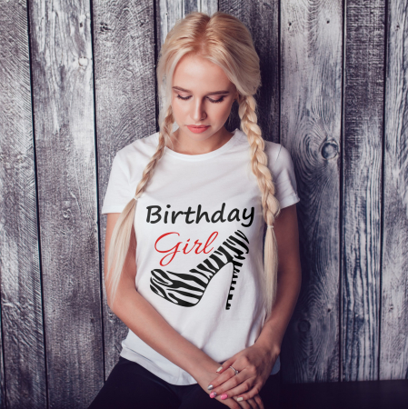 Tricouri Personalizate - Tricou personalizat aniversar - Birthday Girl