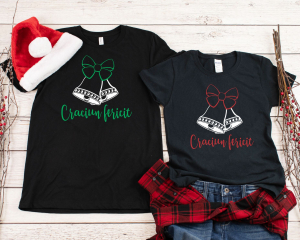Set 2 Tricouri Cuplu Personalizate Craciun - Clopotei   [1]
