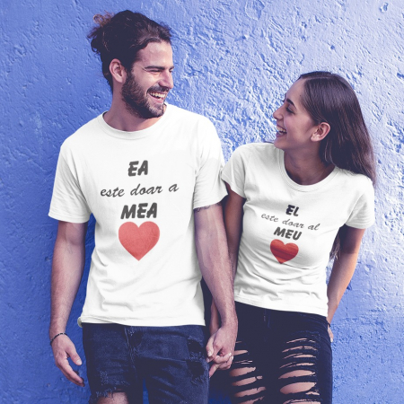 Set 2 Tricouri Cuplu Personalizate - Este Doar Al Meu / A Mea   [1]