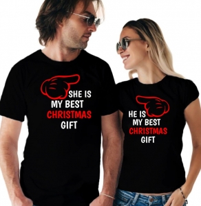 Set 2 Tricouri Cuplu Personalizate - My true love   [2]