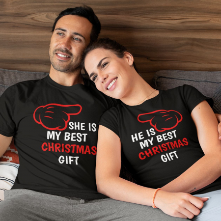 Set 2 Tricouri Cuplu Personalizate - My true love   [1]