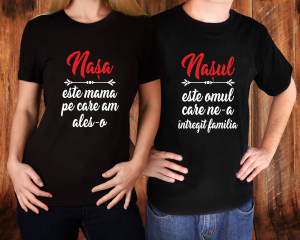 Set 2 Tricouri Cuplu Personalizate - Nebun Dupa El / Ea   [1]