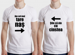 Set 2 Tricouri Personalizate - Am Cel Mai Tare Nas  Cu Cinstea [1]