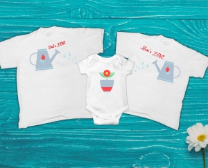 Set Tricouri si Body Familie - Set 3 Tricouri Personalizate Familie - Copilul  iubirea parintilor