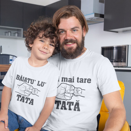 Set 2 Tricouri Personalizate - Fata / Baiatu' Lu' Tata   [1]