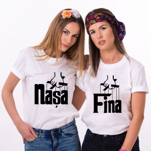 Set 2 Tricouri Personalizate - Nasa si Fina   [2]