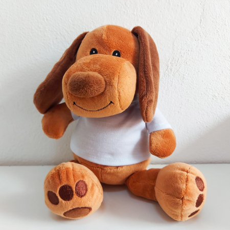 Ursuleti de plus - Ursulet De Plus Personalizat Cu Poza - Catelus 23 cm