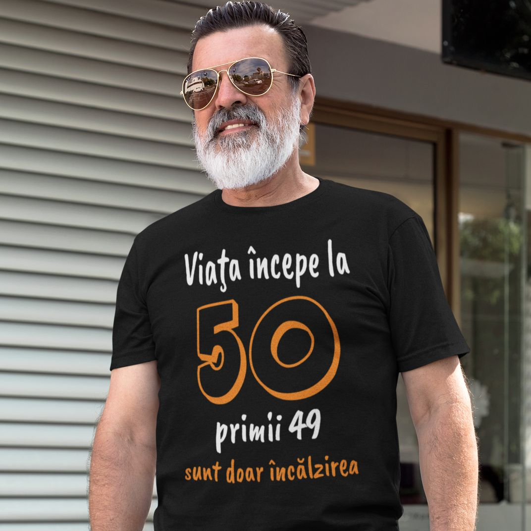 May get nervous bark Tricou Personalizat - Viata Incepe La 50 de ani