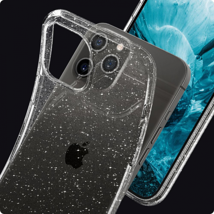 Husa Spigen Liquid Crystal IPhone 12/12 Pro Glitter [10]