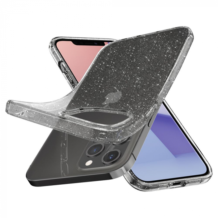 Husa Spigen Liquid Crystal IPhone 12/12 Pro Glitter [5]