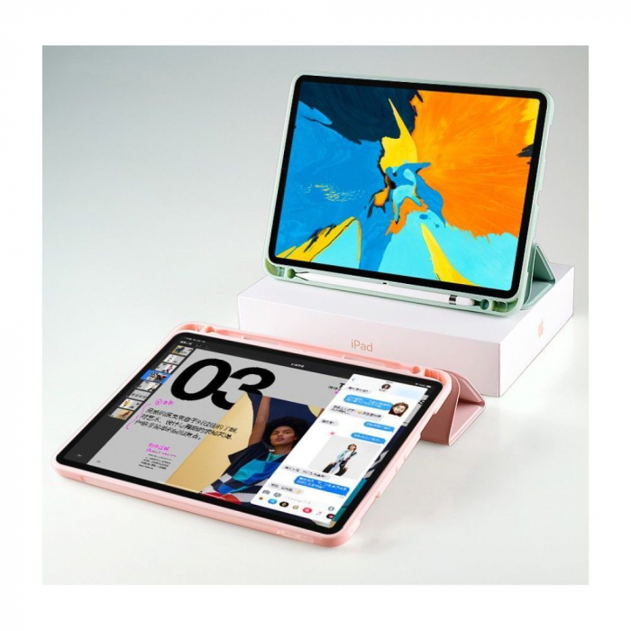 Husa Tableta IPad 7/8/9 10.2 inch Smartcase Pen Tip Carte [5]