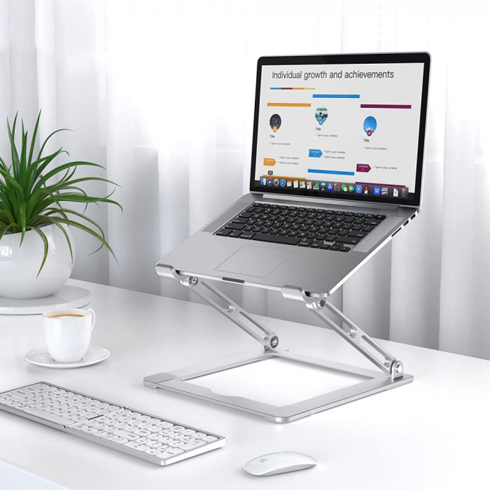 Suport Stand Premium Universal Laptop Din Aluminiu Pana La 17 Inch [5]