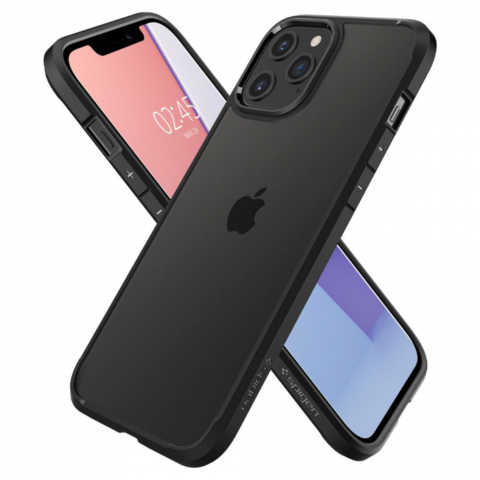 Husa Spigen Ultra Hybrid IPhone 12/12 Pro negru [6]