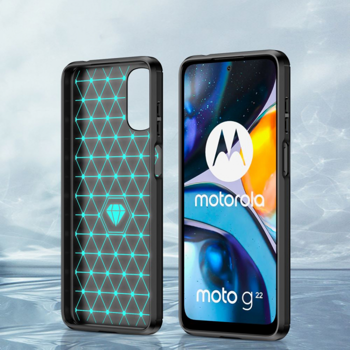 Husa Tech-Protect Tpucarbon Motorola Moto G22 / E22s /E32 / E32s [4]