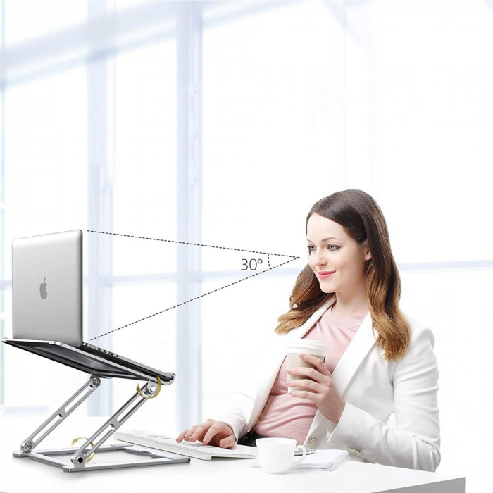 Suport Stand Premium Universal Laptop Din Aluminiu Pana La 17 Inch [9]