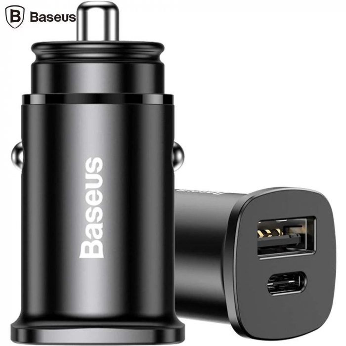 Incarcator auto Baseus Square PPS USB Quick charge 4.0 QC 4.0/USB-C PD 3.0 SCP CCALL-AS01 [3]