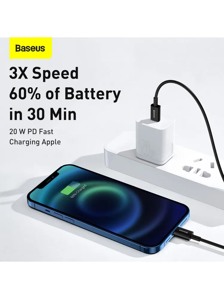 Cablu Baseus type C - lightning 20W CATLYS-C01/02 2m [6]