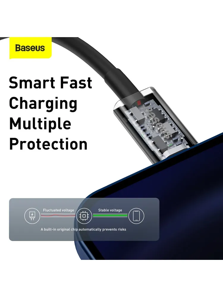 Cablu Baseus type C - lightning 20W CATLYS-C01/02 2m [4]