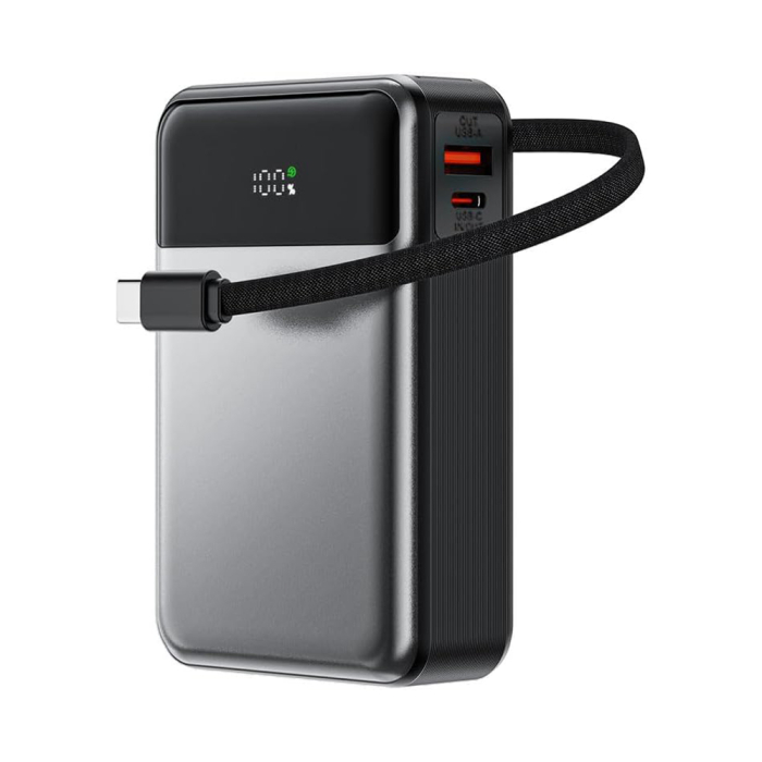 Baterie externa Acefast - Power Bank (M21-20000) - with Cable, Type-C, 20000mAh, PD65W, PD65W, Two-Way Fast Charging, Digital Display - Black [6]