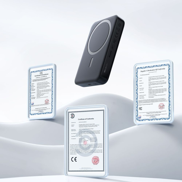 Baterie externa Mcdodo - Magnetic Ambilight Series (MC-5931) - 10000mAh, NTC Temperature Control, 30W, LED Indicator - Black [5]