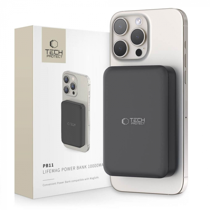 Baterie externa Tech-Protect PB11 magsafe 10 000 mah [2]