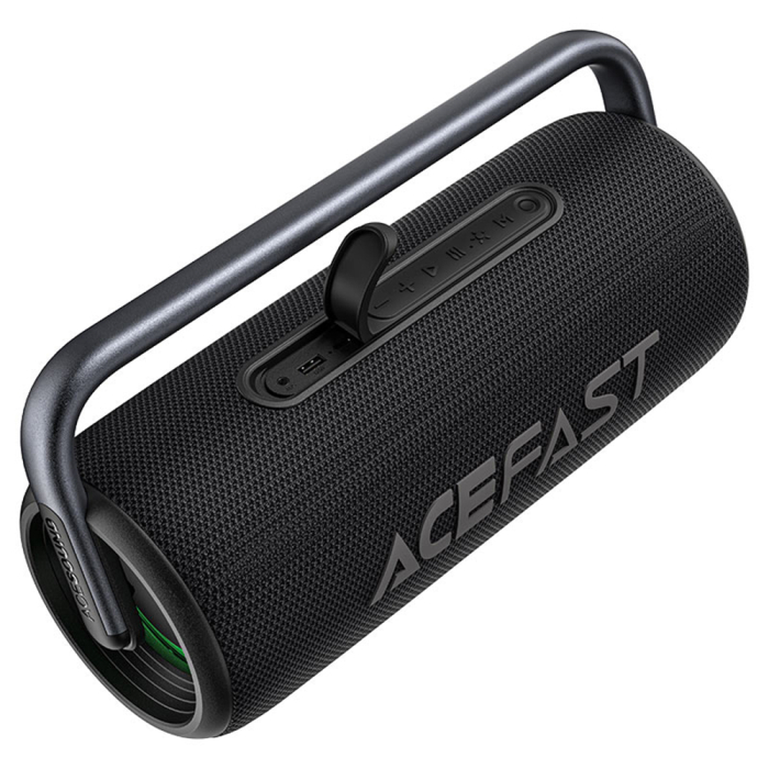 Boxa portabila Acefast K2 Pro - Bluetooth 5.3, AUX, TF, RGB, Hands-free Call, 4x Speakers, 2x Bass, IPX5, 9600mAh - Black [2]