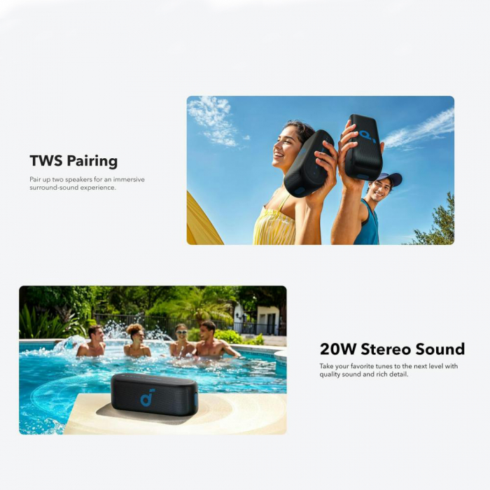 Boxa portabila Anker Soundcore Select 2S 20w IPX7 [7]